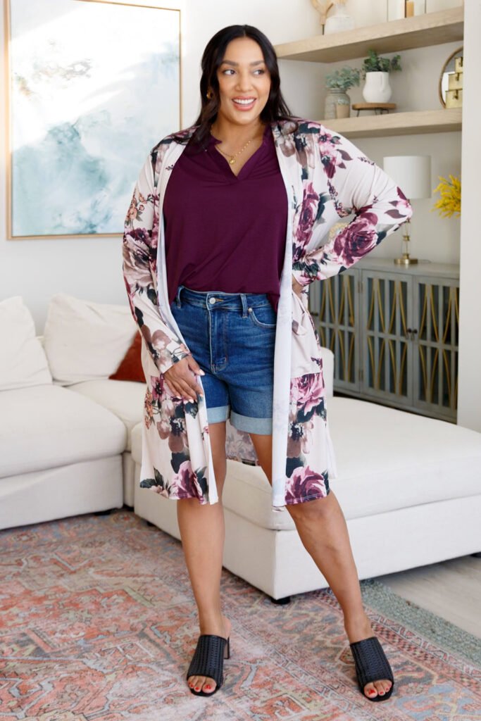 Blooming With Happiness Cardigan - Fashion Are Us, LLC